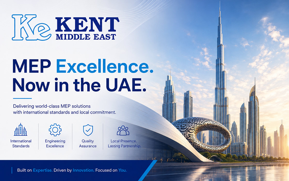 Kent Middle East electro-mechanical installation on a UAE development